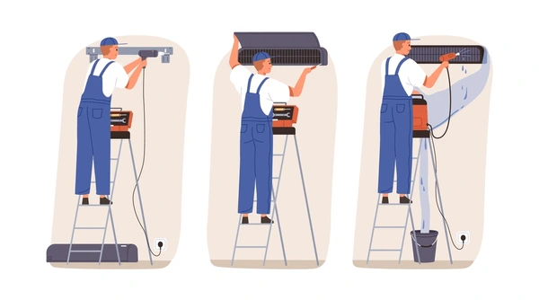 hvac-technician-worker-installing-fixing-600nw-2541904997